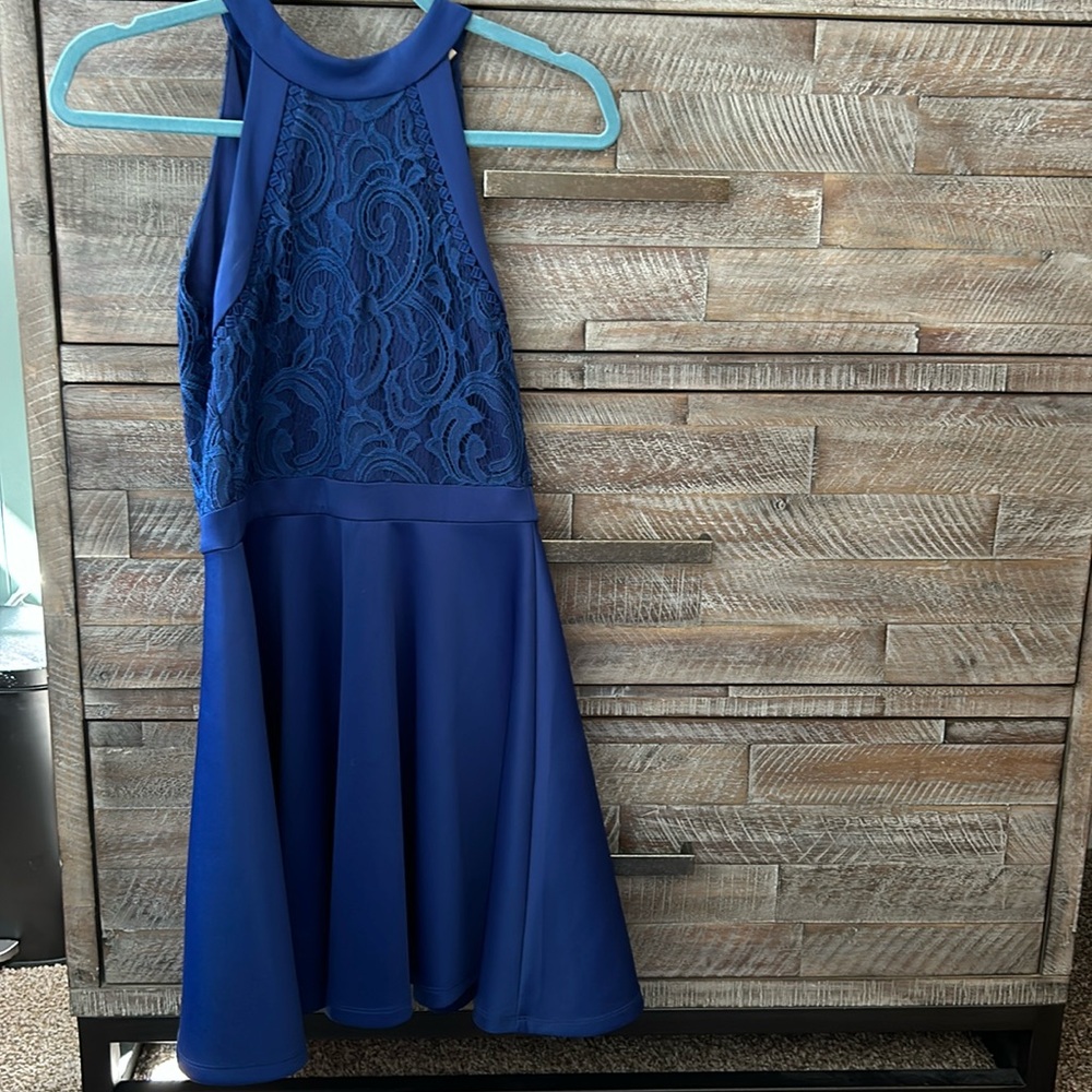 Navy blue semi formal dress